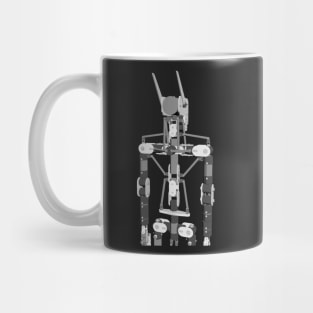 B&W Concept Robot 02 Mug